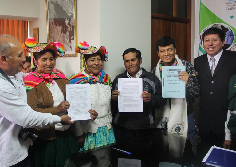 MINAGRI mejorará calidad de vida de 1,253 pequeños agricultores de Puno