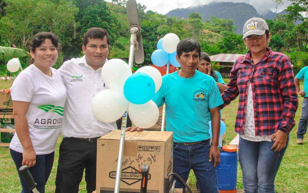 MINAGRI entrega maquinaria en beneficio de productores cafetaleros de Huánuco