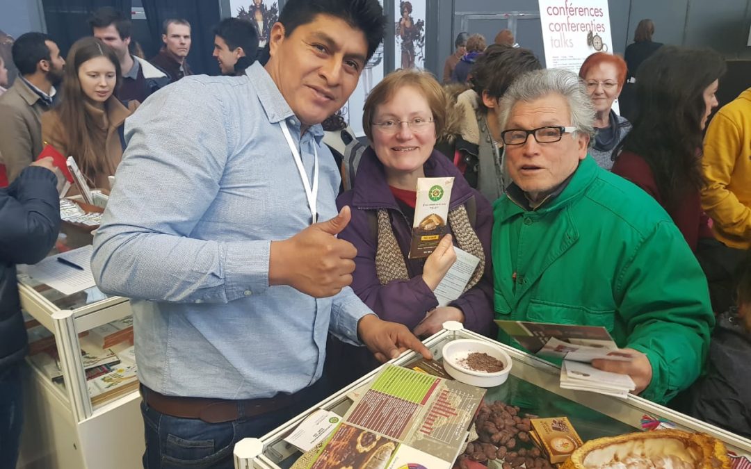 Productores de Huánuco representan al Perú en el Salón del Cacao y Chocolate en Bélgica