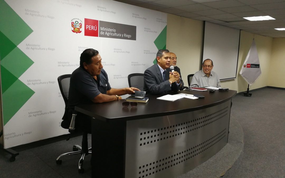 Junta Nacional de Riego expresa respaldo al plan de acciones del ministro de Agricultura, Gustavo Mostajo