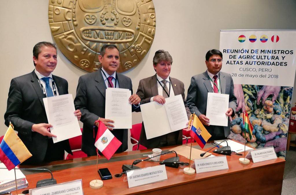 Reunión Andina de ministros promoverá el desarrollo de la Agricultura Familiar