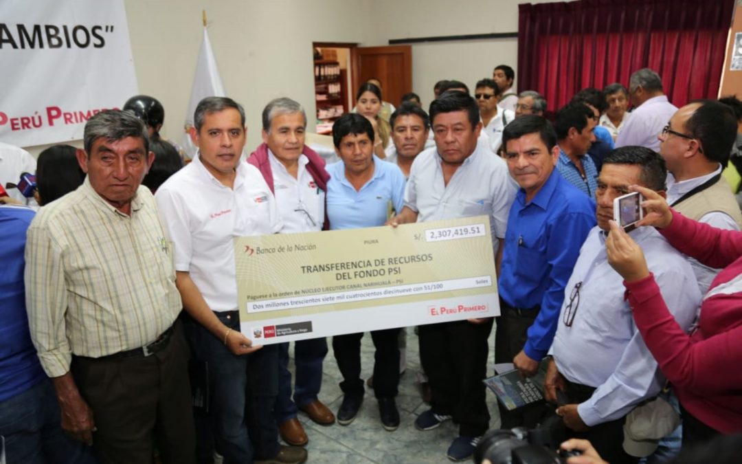 En Piura, MINAGRI inicia etapa de reconstrucción de la infraestructura agraria afectada por El Niño Costero