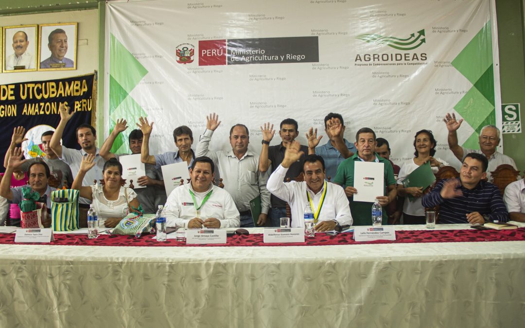 MINAGRI: Organizaciones agrarias de Amazonas suscriben convenios por S/7.4 millones para cofinanciamiento de Planes de Negocio